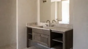 Szafka pod umywalkę dopasowana do stylu łazienki – harmonijna aranżacja wnętrza